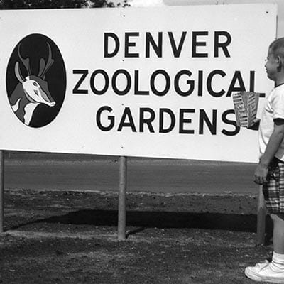 old denver zoo photo from 1960s