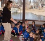 Kids learning at Denver Zoo Animal Academy