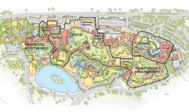 Denver Zoo master plan rendering