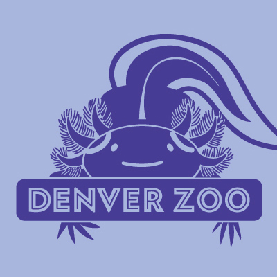 Denver Zoo Summer Safari Axolotl logo