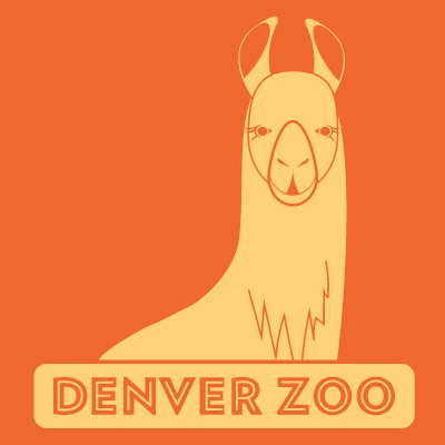 Denver Zoo Summer Safari Llama Logo