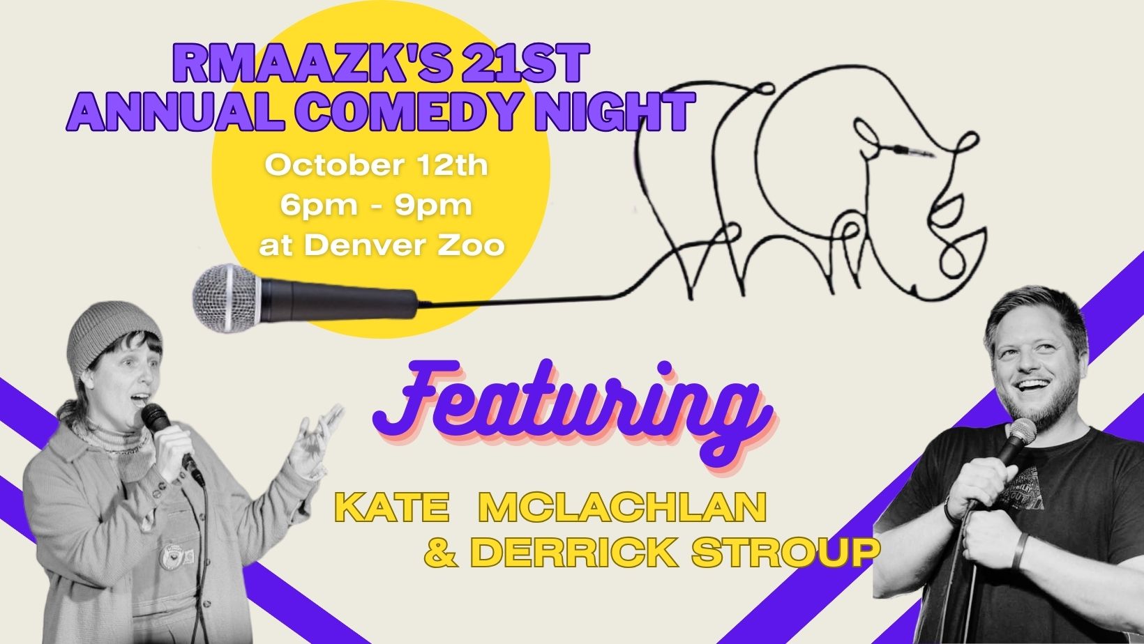 Comedy Night Event Page Banner