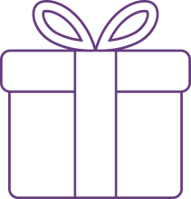 Gift Icon Purple