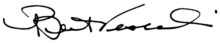 Bert Vescolani Signature