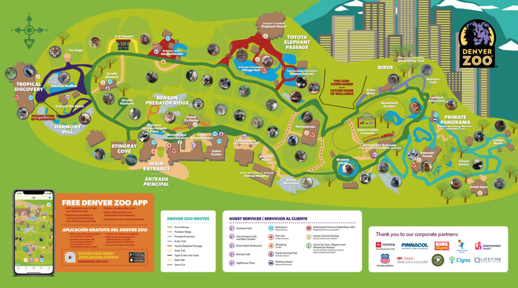 denver zoo map 2024